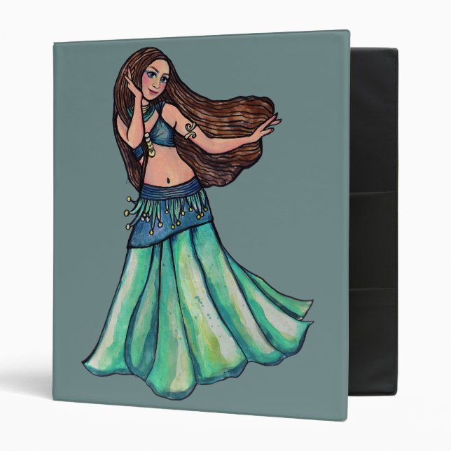 Belly Dancer                                       3 Ring Binder (Front/Inside)