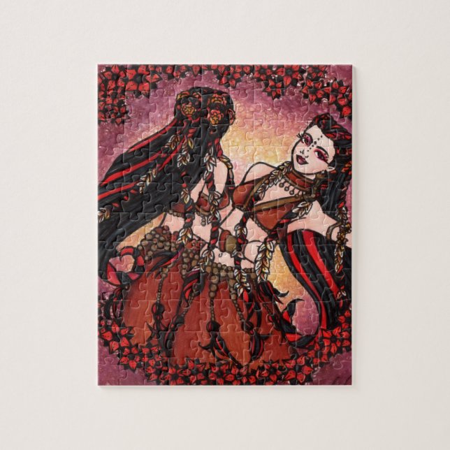 Belly Dancer Art Jigsaw Puzzle (Vertical)