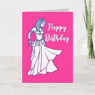 Belly Dancer Birthday Cards