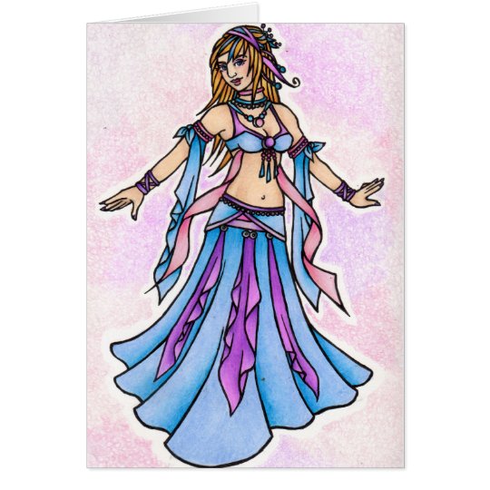 Belly Dancer Birthday Cards