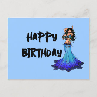 Belly Dancer Birthday Cards
