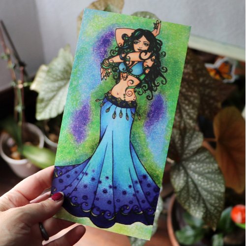 Belly Dancer Birthday Cards