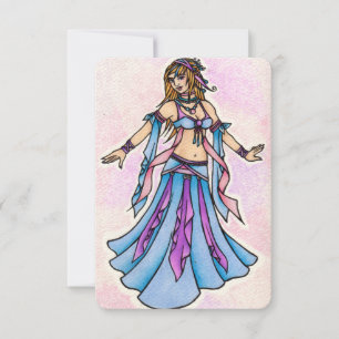 Belly Dancer Birthday Cards