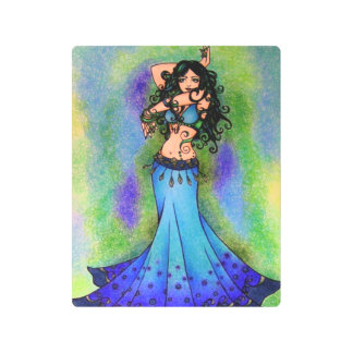 Belly Dancer Birthday Cards Metal Print