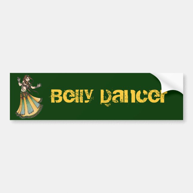 Belly Dancer Bumper Sticker (Front)