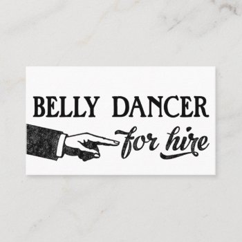 Belly Dancer Business Cards - Cool Vintage by NeatBusinessCards at Zazzle