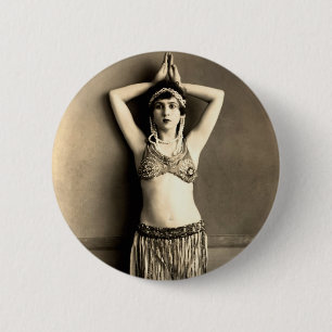 Belly Dancer Button