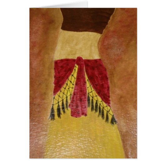 Belly Dancer Card (Front)