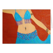 Belly Dancer Card (Front Horizontal)