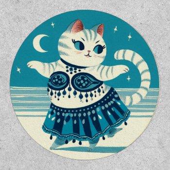 Belly Dancer Cat                                   Patch by BoogieMonst at Zazzle