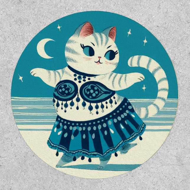 Belly Dancer Cat                                   Patch (Front)