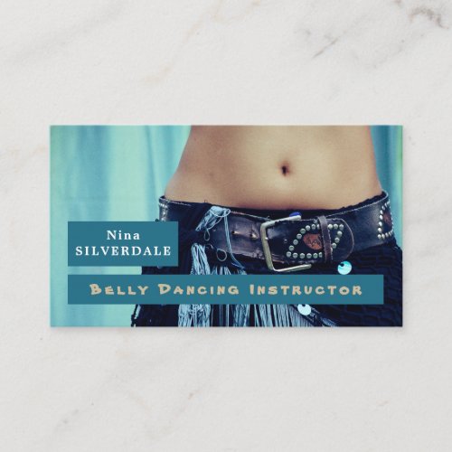 Belly Dancer Dancing Instructor Business Card