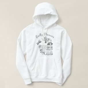 Belly Dancer Darbuka Drum Basic Hooded Sweatshirt