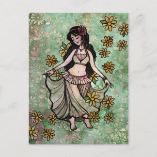 Belly Dancer Goddess Postcard