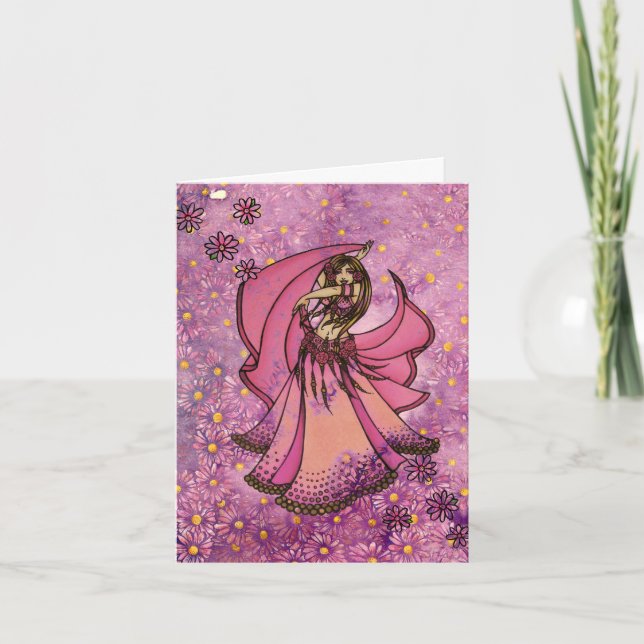 Belly Dancer Goddess                               Thank You Card (Front)