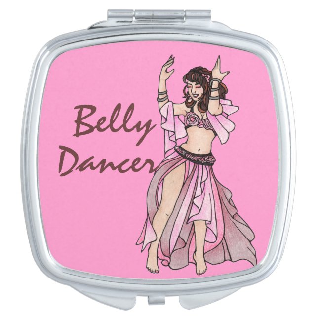 Belly Dancer Habibi Compact Mirror (Front)