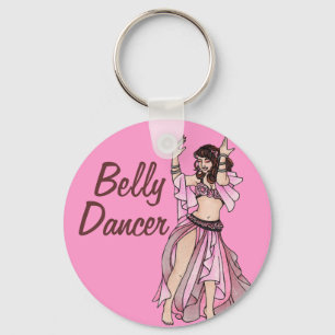 Belly Dancer Habibi Keychain