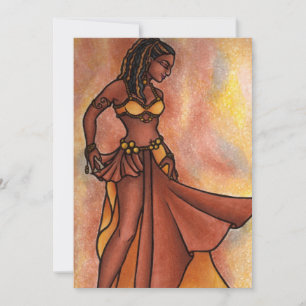  Belly Dancer Holiday Card