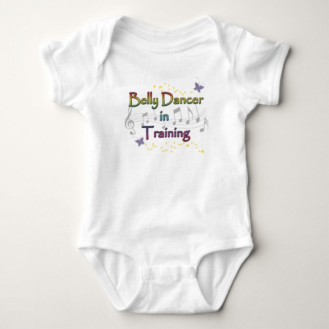 Belly Dancer in Training Baby Bodysuit (Front)