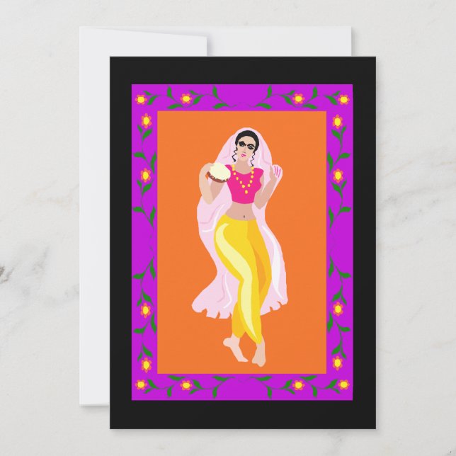 Belly Dancer Invitation (Front)
