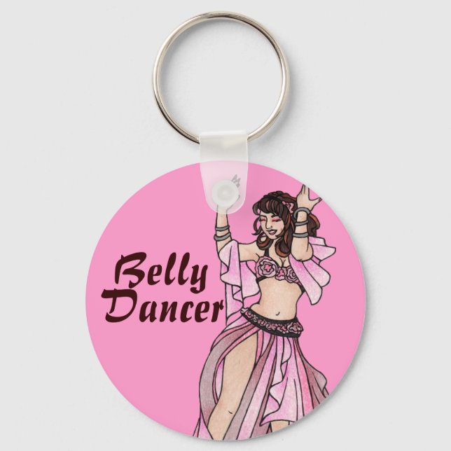 Belly Dancer Keychain (Front)