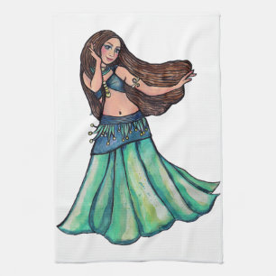 Belly Dancer                                       Kitchen Towel