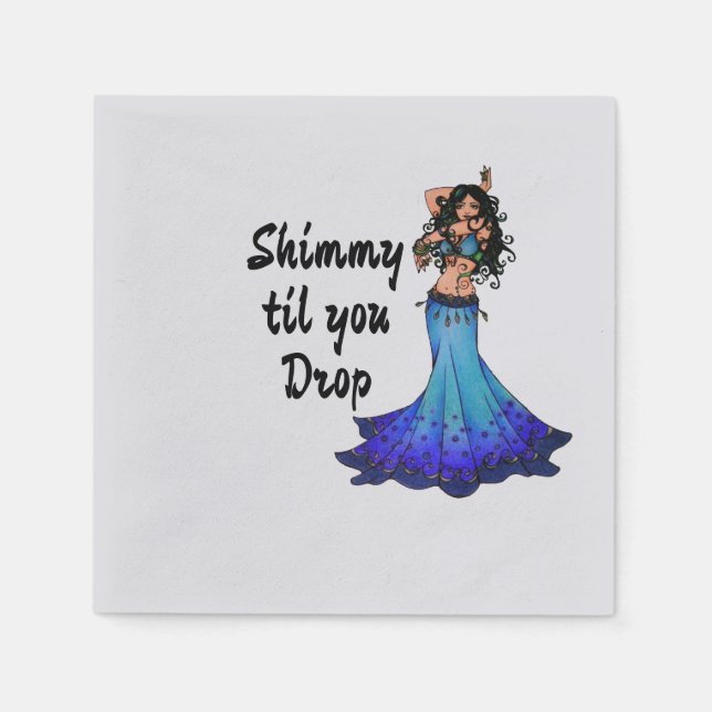 Belly Dancer  Napkins (Front)