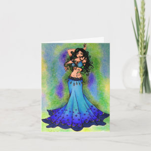 Belly Dancer Note Card