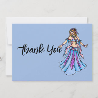 Belly Dancer Thank You Cards