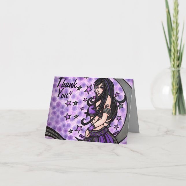 Belly Dancer Thank You Cards (Front)