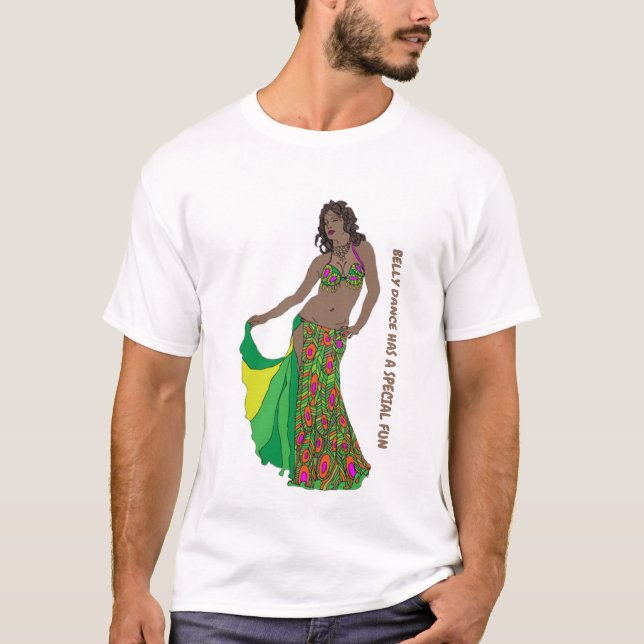 Belly Dancers Cool dance design. T-Shirt (Front)