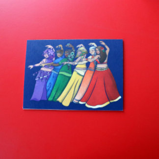 Belly Dancers Holiday Card