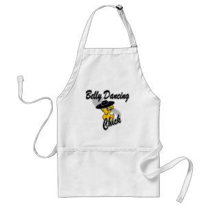 Belly Dancing Chick #4 Adult Apron