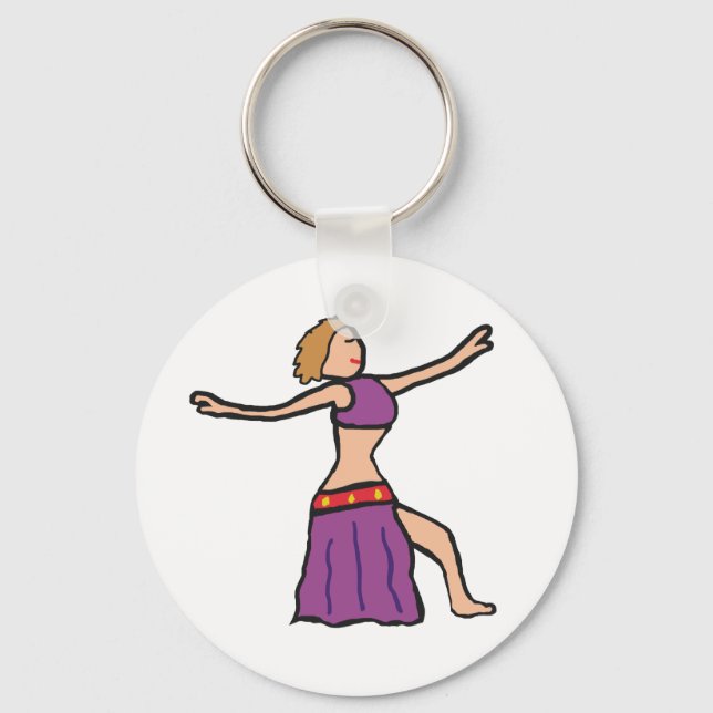 Belly Dancing Keychain (Front)