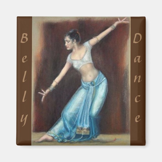 "Belly Dancing" Magnet (Front)