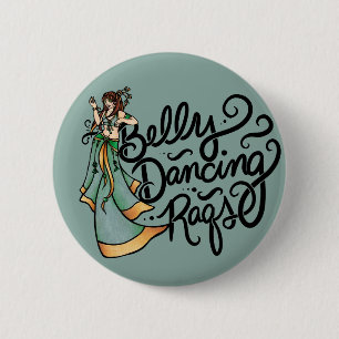 Belly Dancing Raqs Belly Dancer Button