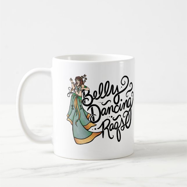Belly Dancing Raqs Belly Dancer                    Coffee Mug (Left)