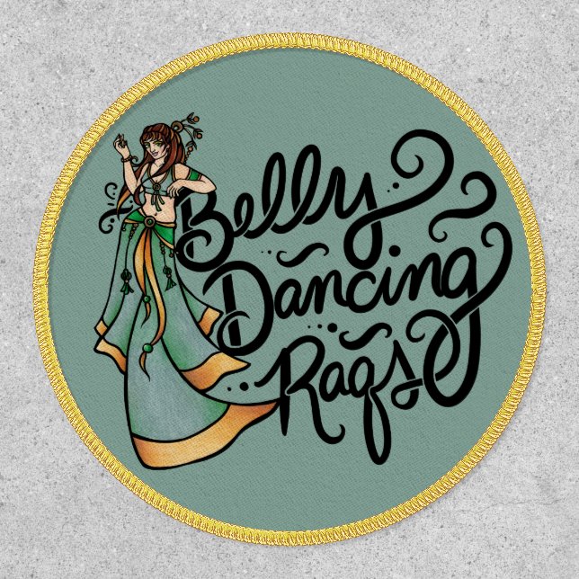 Belly Dancing Raqs Belly Dancer                    Patch (Front)