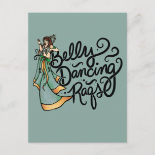 Belly Dancing Raqs Belly Dancer Postcard