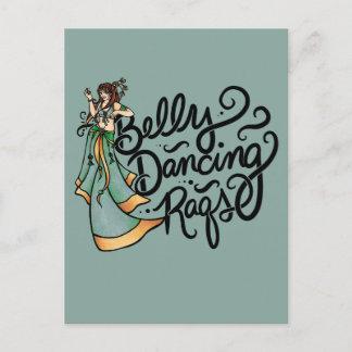 Belly Dancing Raqs Belly Dancer                    Postcard