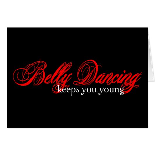 Belly Dancing Rocks Cards (Front Horizontal)