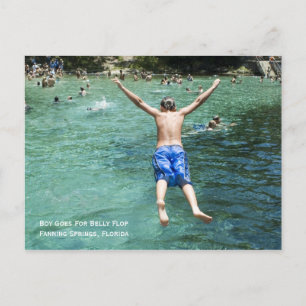 Belly Flop Postcard