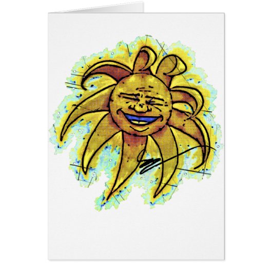 Belly Laugh Cartoon Card B (Front)
