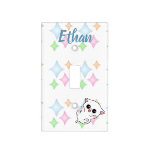 Belly Rub Time Kitten Light Switch Cover