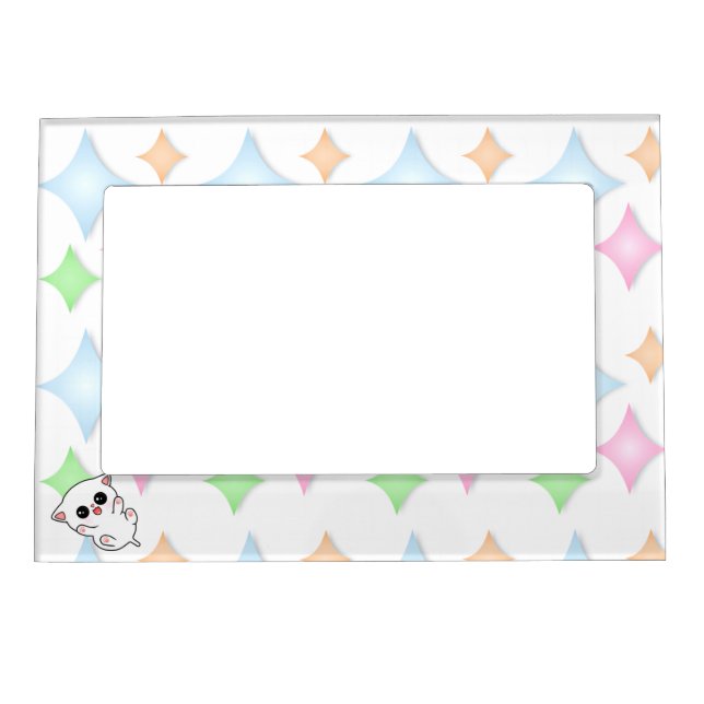 Belly Rub Time Kitten Magnetic Frame (Front)