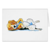 Belly Up Beagle (Front Horizontal)