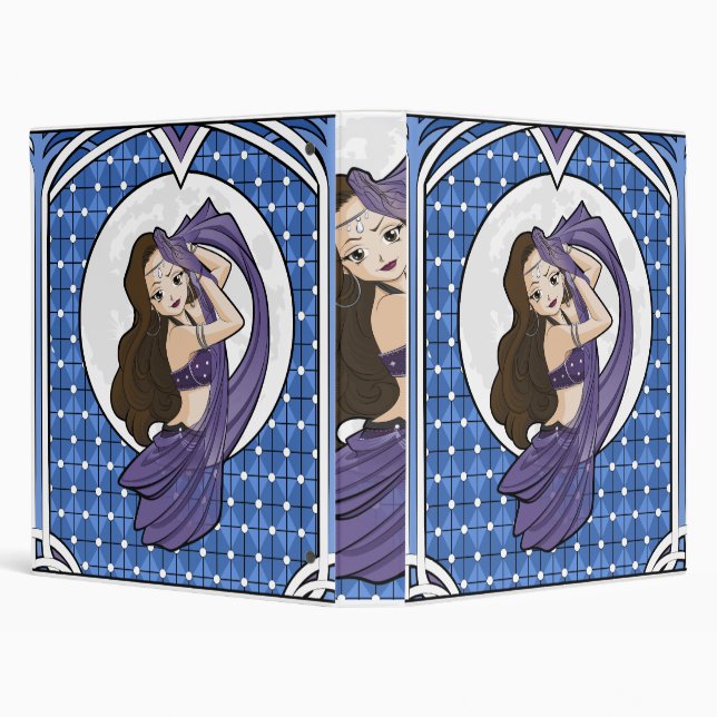 Bellydance Nouveau 3 Ring Binder (Background)