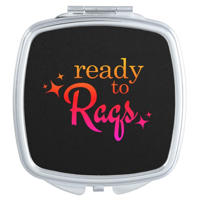 Bellydancer / Raqs Sharqi Compact Gig Bag Mirror (Front)