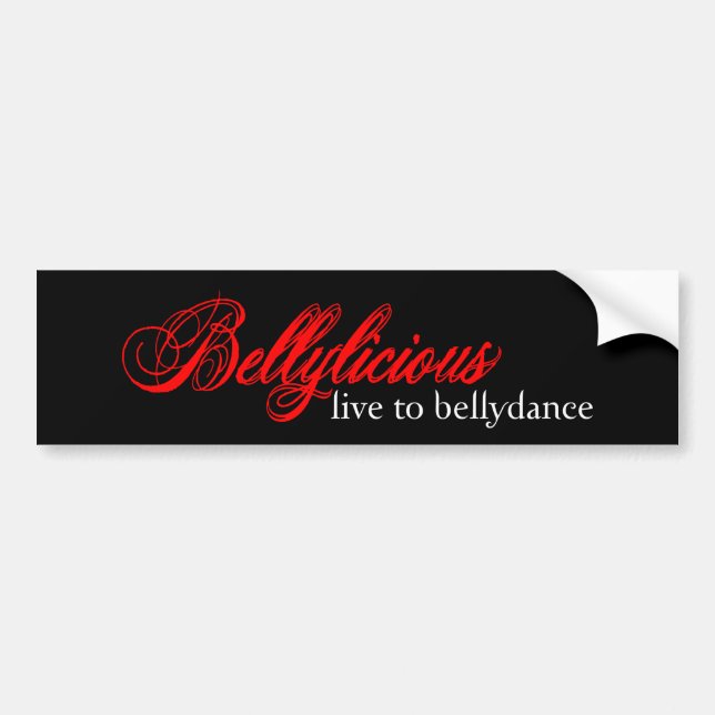 Bellylicious Bumper Sticker (Front)