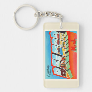 Belmar New Jersey NJ Old Vintage Travel Postcard- Keychain